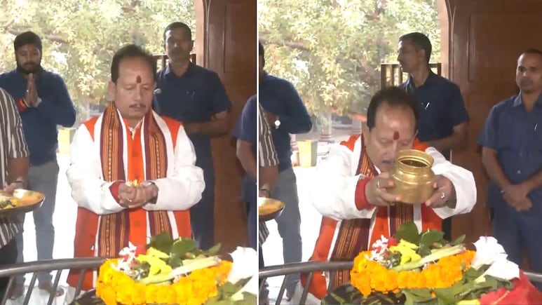 Bihar Chunav Result: नतीजों से पहले प्रभु शरण में नेता, विजय सिन्हा ने मंदिर में की पूजा,  देखिए वीडियो