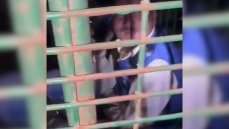 UP Man Stuck In Leopard Cage. He Allegedly Entered To Take Goat Kept As Bait