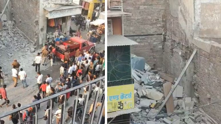जोधपुर: 27 नवंबर को घर में थी शादी, 3 मंजिला मकान की दीवार गिरी; मौके पर पहुंचे पूर्व CM गहलोत
