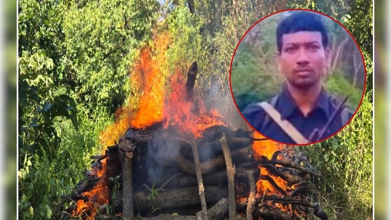 छत्तीसगढ़ में हिड़मा का अंतिम अध्याय, नक्सली पति-पत्नी का गांव में अंतिम संस्कार, घेराबंदी के बीच जुटी भारी भीड़