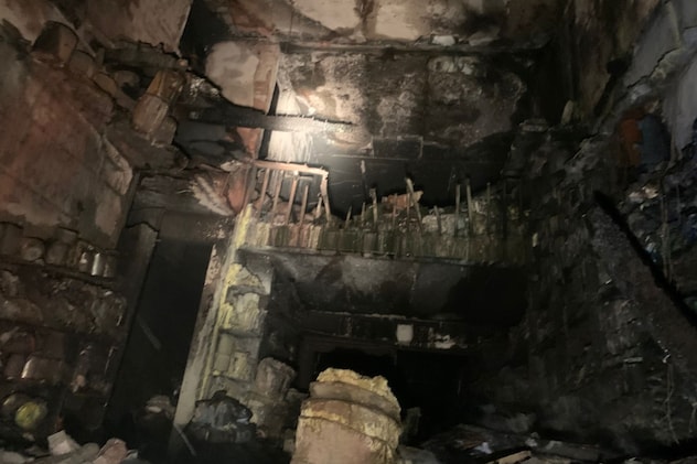 हादसे के बाद मौके के हालात. 