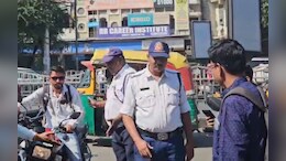 इंदौर में बिना हेलमेट वालों पर सख्ती! दूसरे दिन भी चला अभियान, ट्रैफिक पुलिस ने बनाए चालान