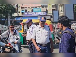 इंदौर में बिना हेलमेट वालों पर सख्ती! दूसरे दिन भी चला अभियान, ट्रैफिक पुलिस ने बनाए चालान