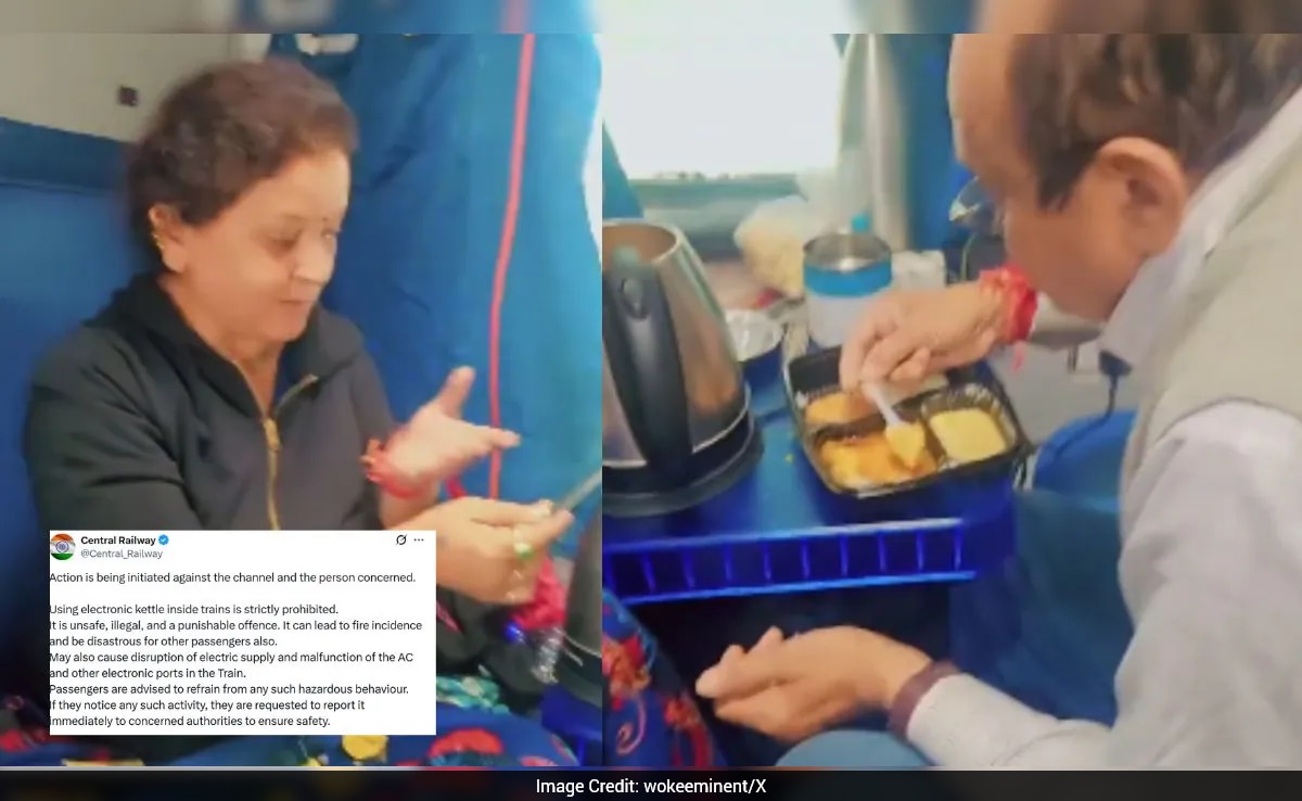Viral Video Of Woman Cooking Maggi In Train Sparks Safety Concerns, Railways Takes Action