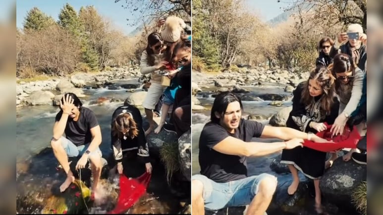 जरीन खान की अस्थियां विसर्जित करते हुए नहीं रुके बेटे जायद खान के आंसू, पति संजय खान भी हुए इमोशनल