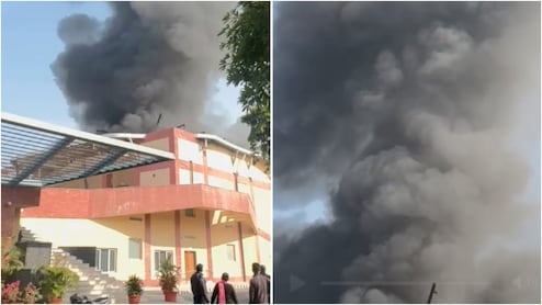 दिल्‍ली के द्वारका में गुरु गोबिंद सिंह इंद्रप्रस्थ यूनिवर्सिटी के ऑडिटोरियम में लगी आग