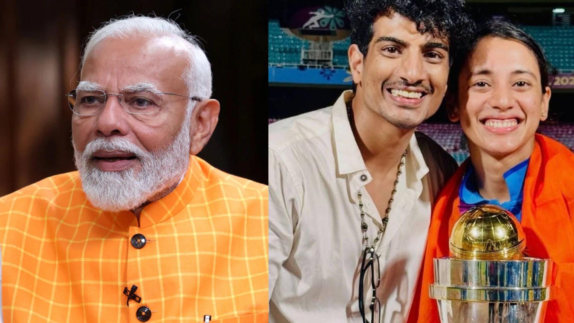 Prime Minister Narendra Modi Sends Blessings To Smriti Mandhana And Palash Muchhal Ahead Of Their Wedding On November 23
