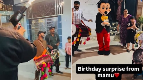 रात में बैंड बाजे के साथ बहन के घर पहुंचा भाई, मामा ने भांजे को ऐसे दिया बर्थडे सरप्राइज, Video इमोशनल कर देगा