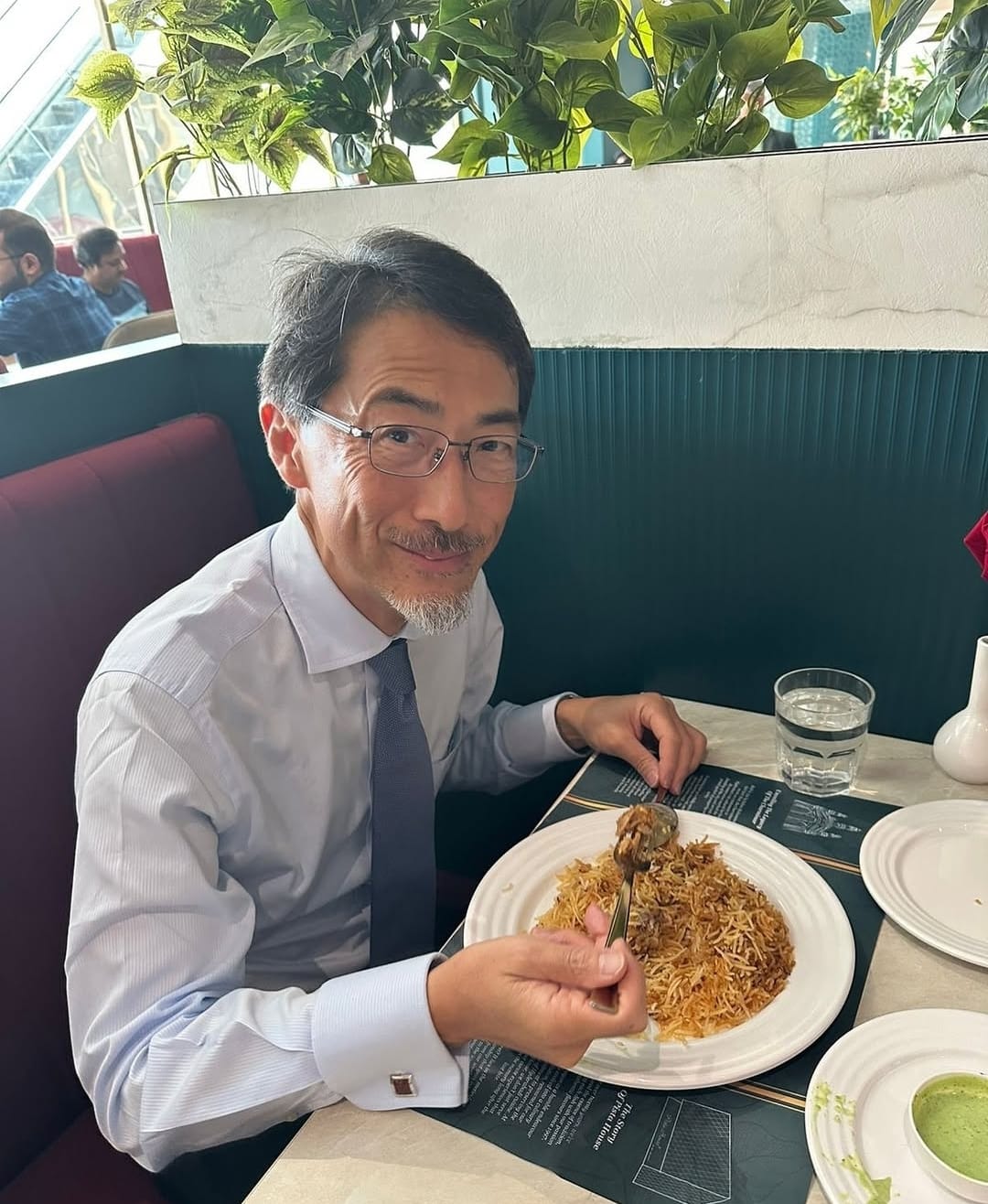 Japan Ambassador Tries Authentic Hyderabadi Biryani In Telangana. His Reaction