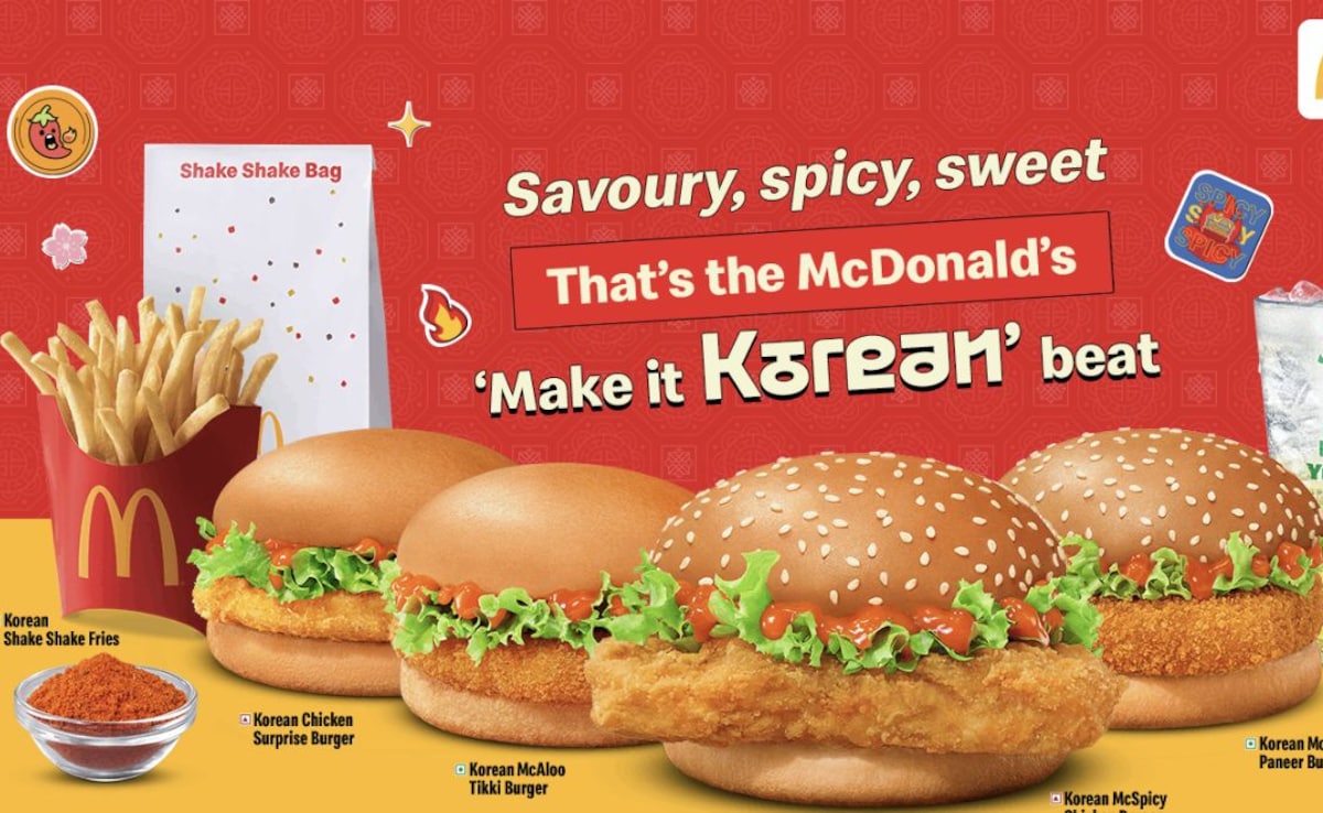 Swiggy saw a 50% increase in customers ordering Korean dishes from July 2024 to July 2025. Photo: McDonalds Swiggy saw a 50% increase in customers ordering Korean dishes from July 2024 to July 2025. Photo: McDonalds