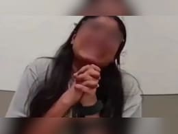 अमेरिकी पुलिस के सामने गिड़गिड़ाते हुए फूट-फूटकर रोने लगी भारतीय महिला,लोग बोले-देश की इज्जत मिट्टी में मिलाई