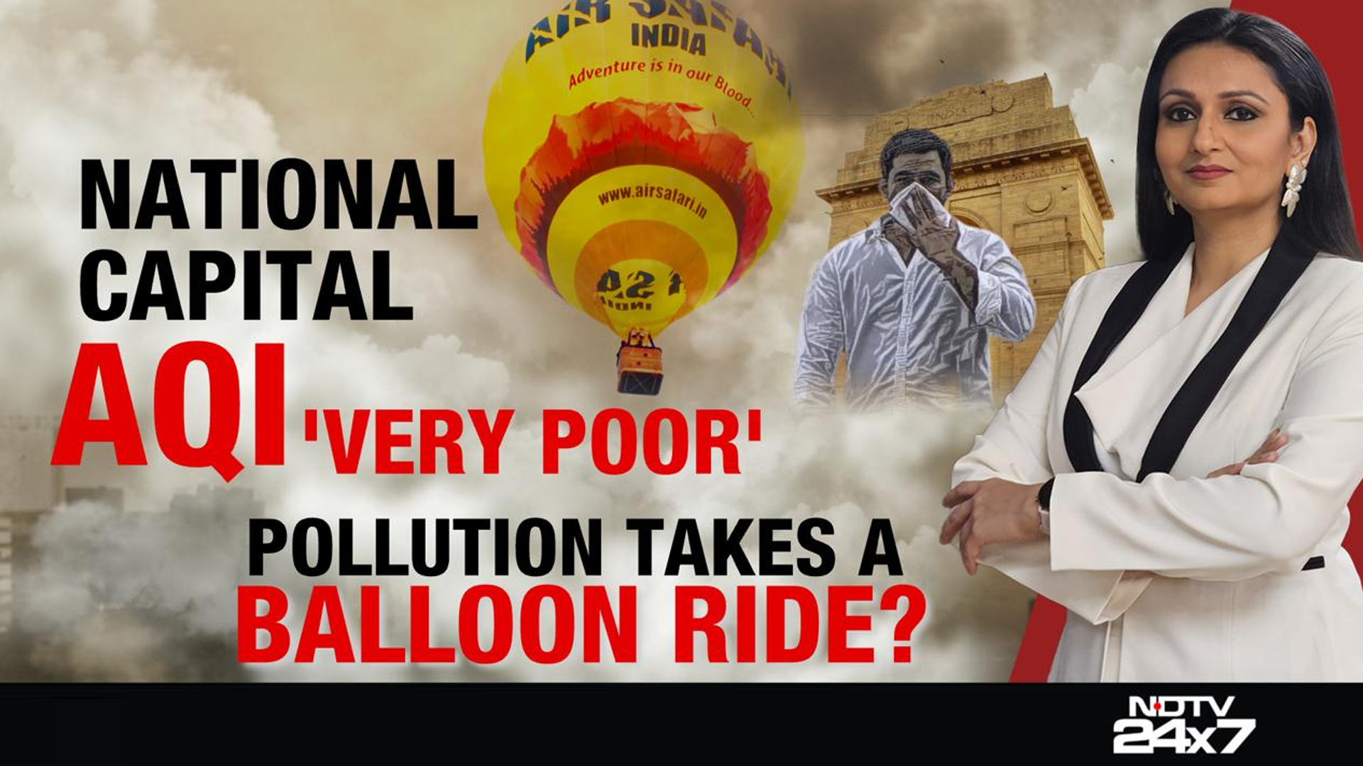 National Capital AQI 'Very Poor': Pollution Takes A Balloon Ride?