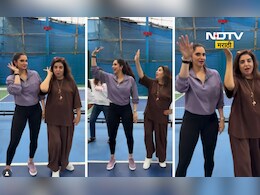 Viral video: ठुमक ठुमक गाण्यावर सानिया मिर्झाचे टेनिस कोर्टवरच ठुमके, तर फराह खान ही थिरकली