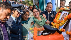 Emotional Farewell For IAF Pilot Namansh Syal At His Hometown In Himachal Pradesh