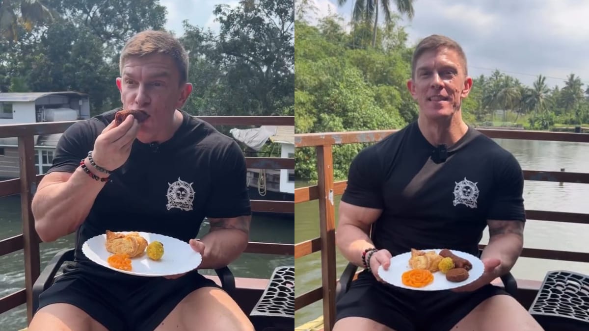 Watch: English Bodybuilder Tastes Local Snacks In Kerala, Shares Honest Review
