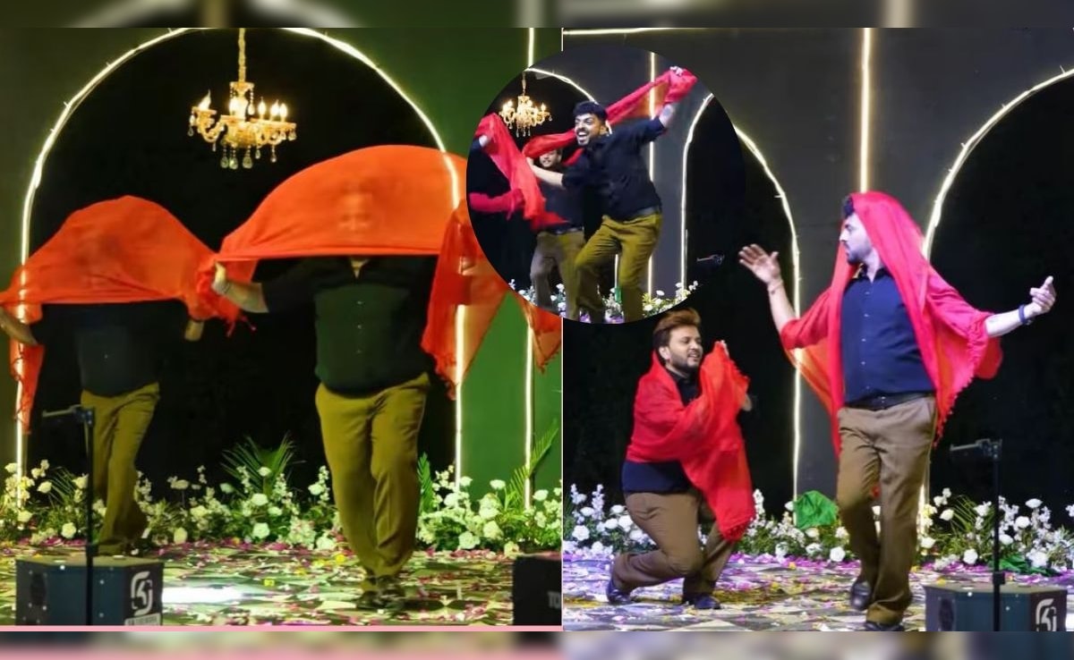 घूंघट की आड़ में लड़कों की टोली ने किया ऐसा नाच, उड़ा दिया गर्दा..लूट ली महफिल, लोग बोले- उफ्फ ये अदा