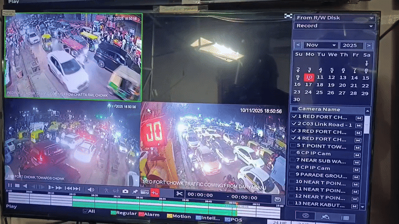 Delhi Car Blast: वाहनांच्या गर्दीत अचानक स्फोट अन् आगीचा भडका; नेमकं काय घडलं, पाहा VIDEO