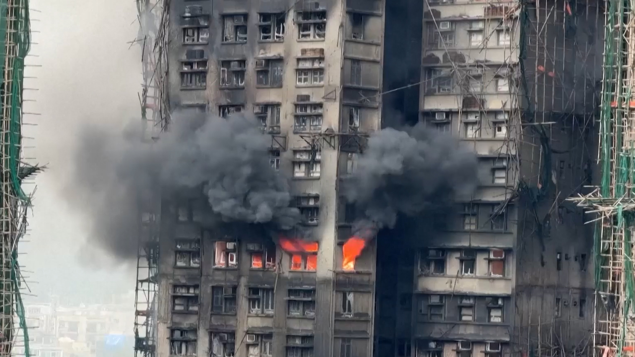 Video Shows Towering Flames And Smoke After Deadly Hong Kong Fire