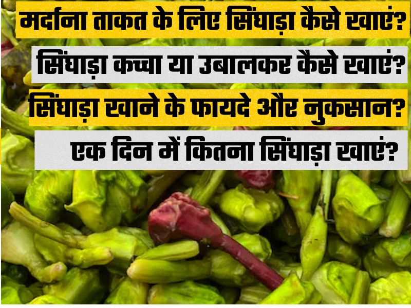 सिंघाड़ा खाने के जबरदस्त फायदे: सही तरीका, सही मात्रा और हेल्थ बेनिफिट्स जानकर आप भी रोज खाना शुरू कर देंगे
