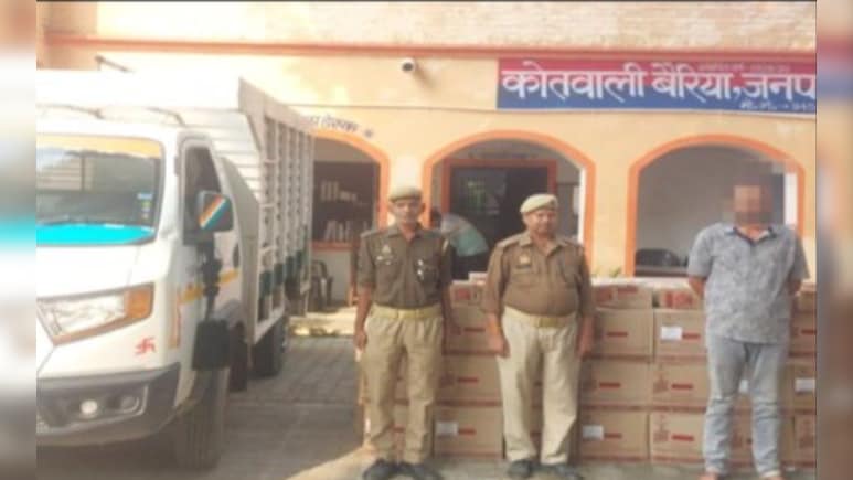 Liquor-Laden Truck Bound For Bihar Caught In UP's Ballia