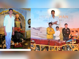 जयपुर भ्रमण करने आया 8.2 फ‍ीट लंबा पर्यटक, महाराणा प्रताप की प्रतिमा देखकर प्रभावित 