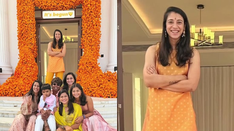 Smriti Mandhana And Palash Muchhal's Haldi Ceremony To Take Place Today. See Pic