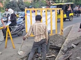 Rats Burrow Under Indore's Oldest Flyover, Create 5-Foot-Deep Crater