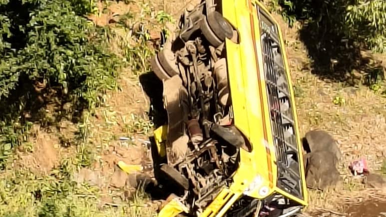 2 Students Dead, Over 50 Injured After Overloaded Bus Plunges Into Gorge In Maharashtra