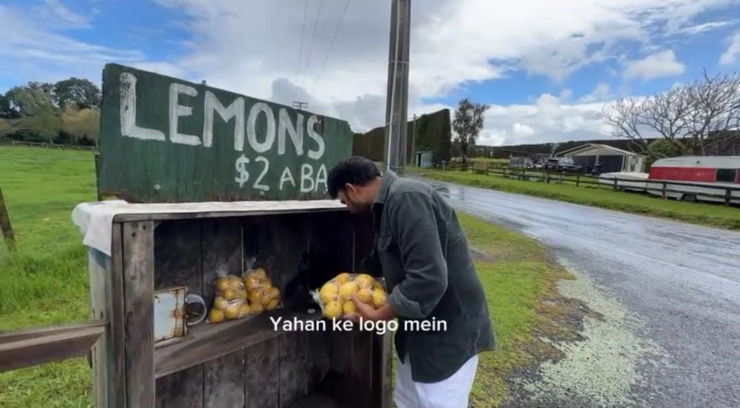 No Vendor, No Camera, Just Trust: New Zealands Lemon Stall Goes Viral