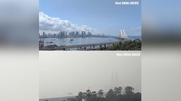 Mumbai's Bandra-Worli Sea Link Vanishes In Smog: Check Before-After Photo