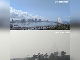 Mumbai's Bandra-Worli Sea Link Vanishes In Smog: Check Before-After Photo