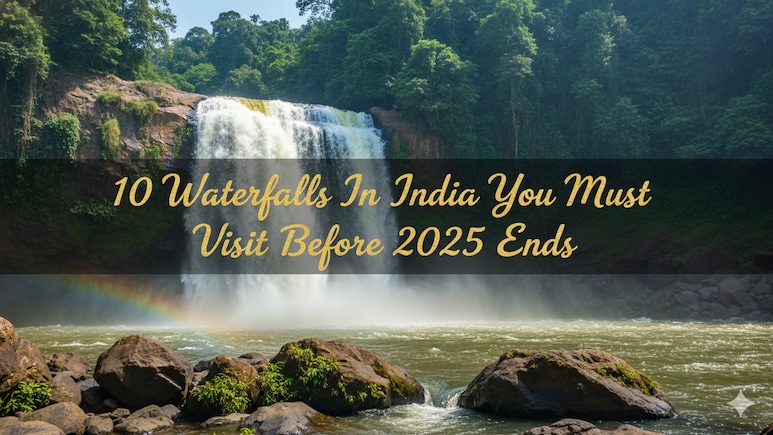 10 Waterfalls In India You Must Visit Before 2025 Ends