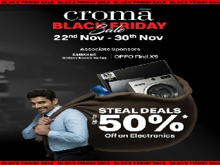 Croma Black Friday Sale में लैपटॉप, टैबलेट, स्मार्टवॉच Rs 21 हजार से भी ज्यादा सस्ते! ये रहीं बेस्ट डील्स