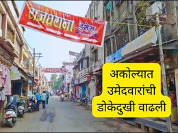 Akola News : राज्यात निवडणूक प्रचाराला वेग; अकोटमध्ये मात्र उमेदवार भलत्याच मोहिमेत व्यग्र