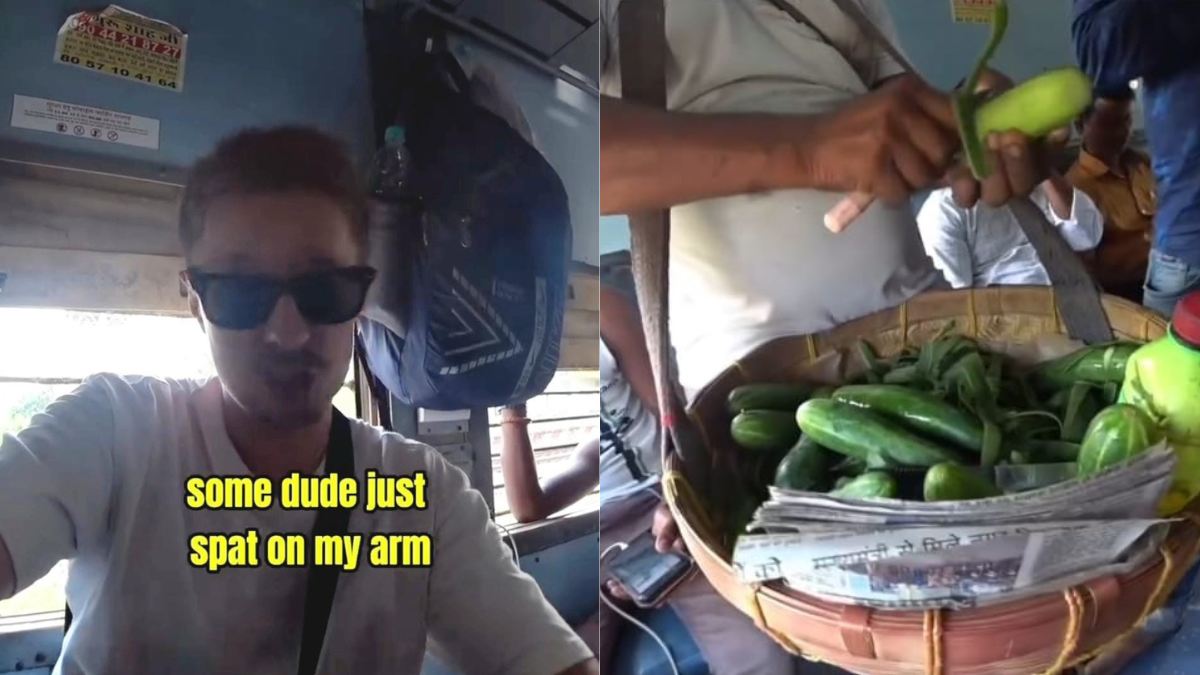 UK Traveller Claims He Was "Spat On" While Travelling On Indian Train. Video Is Viral