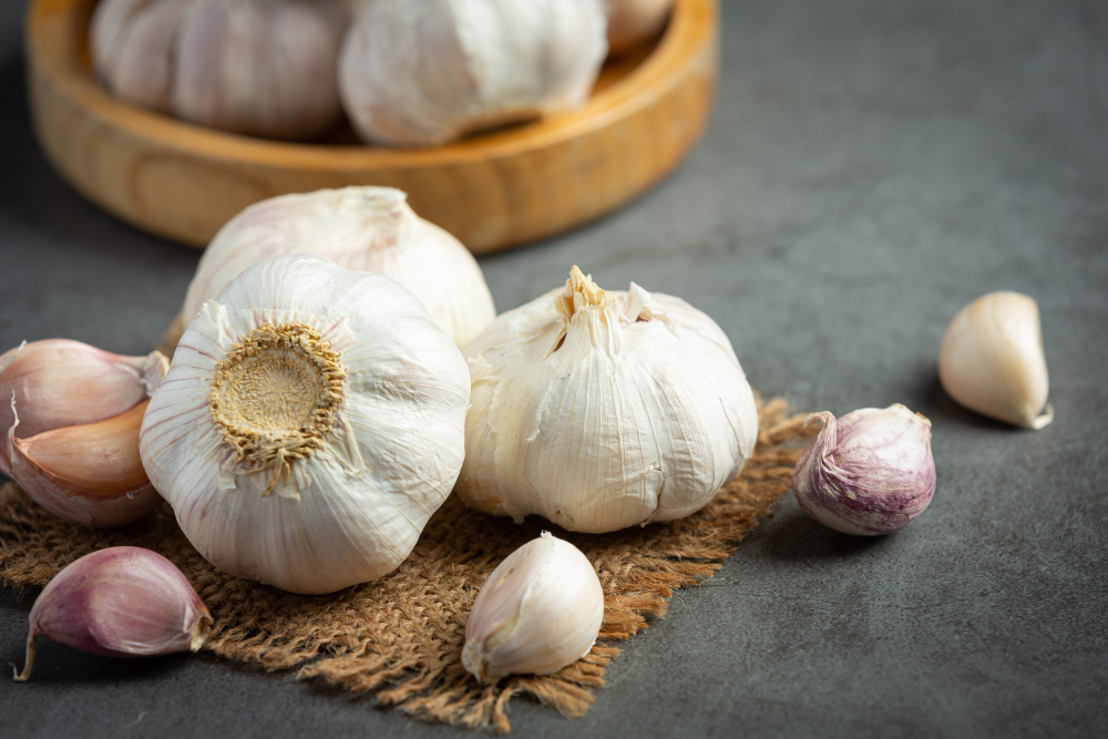 Garlic for cholesterol.