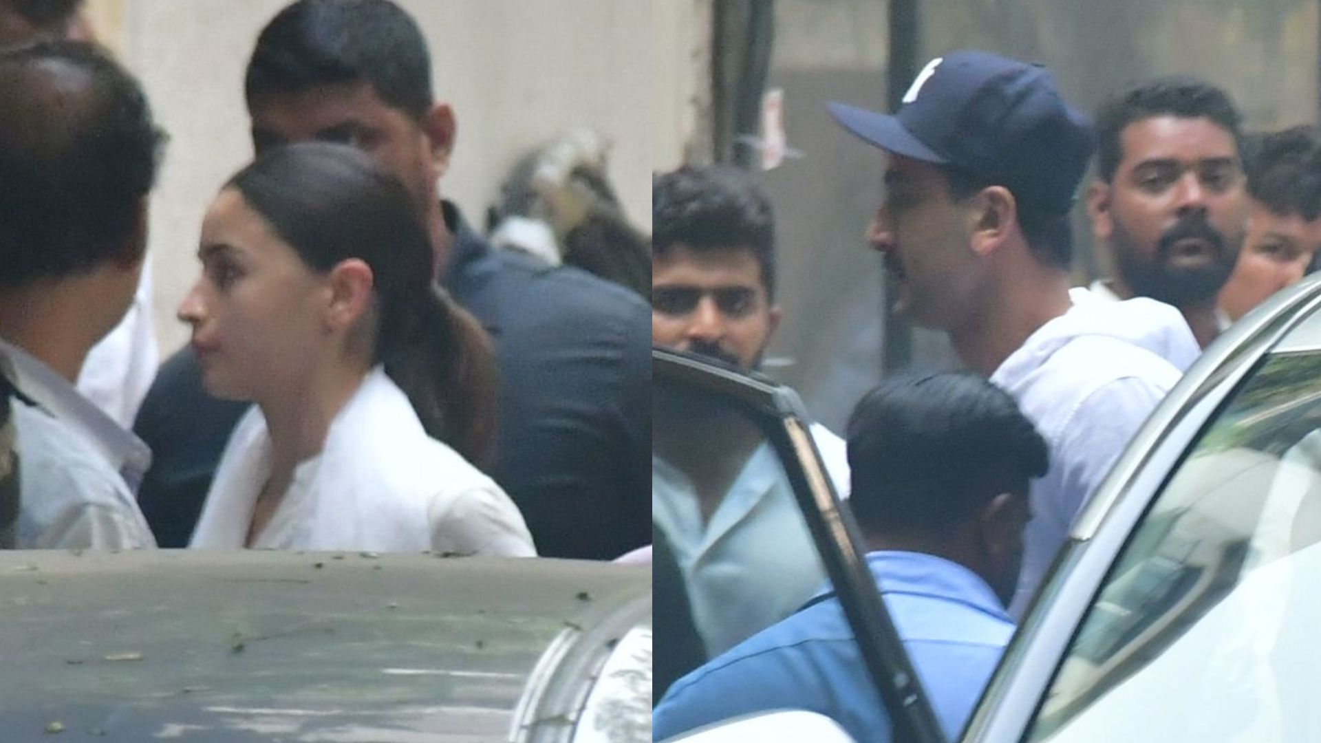 Ranbir Kapoor And Alia Bhatt Arrive To Meet The Deols After Dharmendra's Death