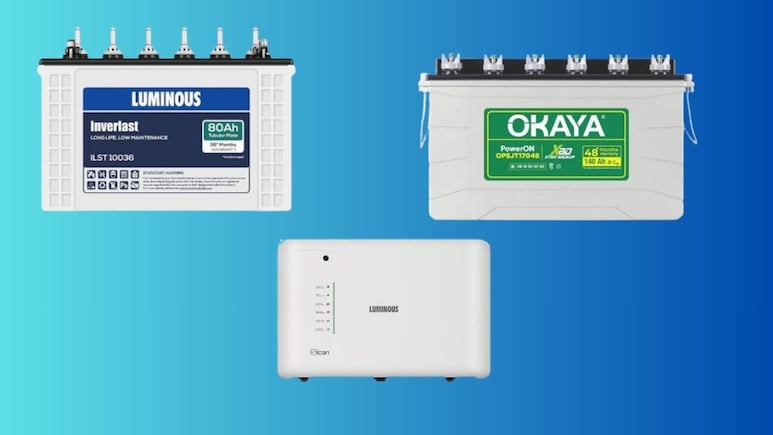 Top Best Inverter Batteries under 10000: लाइट जाने पर नहीं रुकेंगे काम, अगर ये इन्वर्टर बैटरी होंगी आपके पास