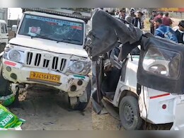 Rajasthan: सीकर में सवारी टैंपों और पिकअप गाड़ी में जबरदस्त भिंड़त, 3 की मौत; 2 शव बुरी तरह फंसे