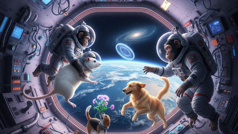 चीन ने स्पेस में भेजे चूहे, जानें अब तक कौन से जानवर कर चुके हैं अंतरिक्ष की सैर चीन ने स्पेस में भेजे चूहे, जानें अब तक कौन से जानवर कर चुके हैं अंतरिक्ष की सैर