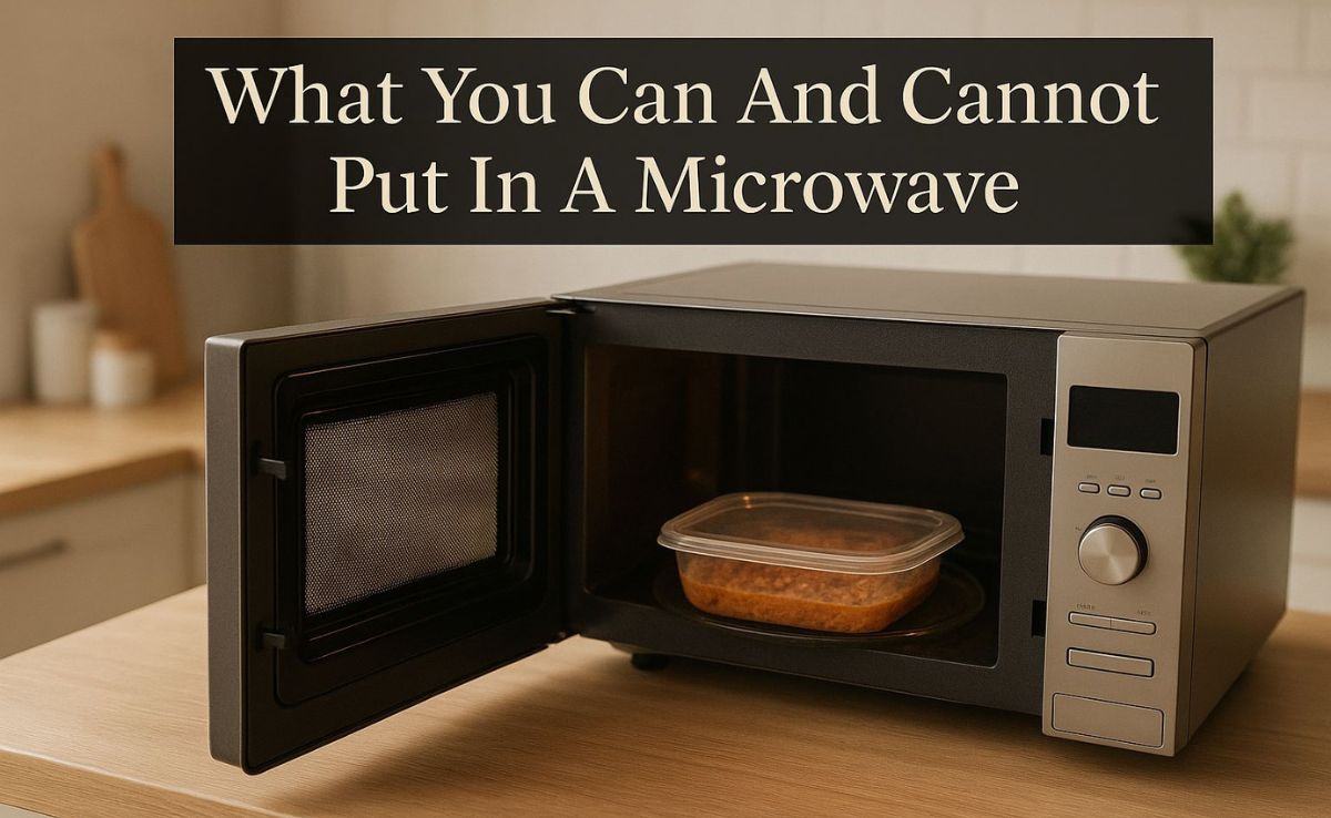 Using Microwave For The First Time? What You Can And Cannot Put In It