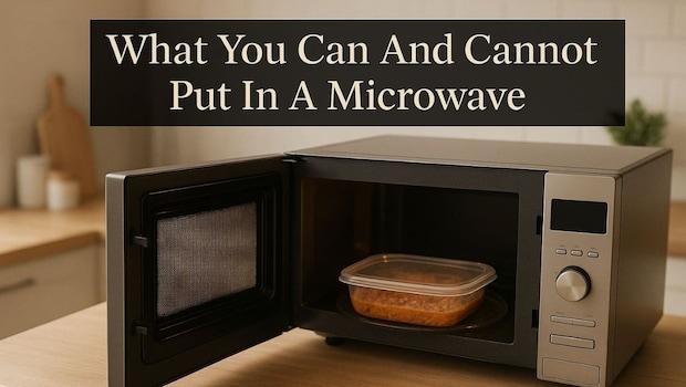 Using Microwave For The First Time? What You Can And Cannot Put In It