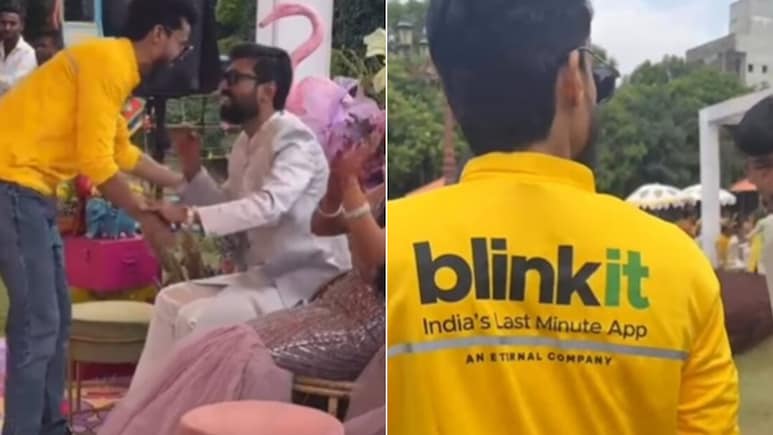 हल्दी सेरेमनी में पहनने थे पीले कपड़े, तो ब्लिंकिट की टी-शर्ट पहनकर पहुंचा शख्स, लोग बोले- बेस्ट हल्दी आउटफिट