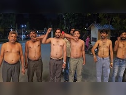 बीजेपी विधायक के ख‍िलाफ अर्धनग्न होकर क‍िया प्रदर्शन, लगाए गंभीर आरोप