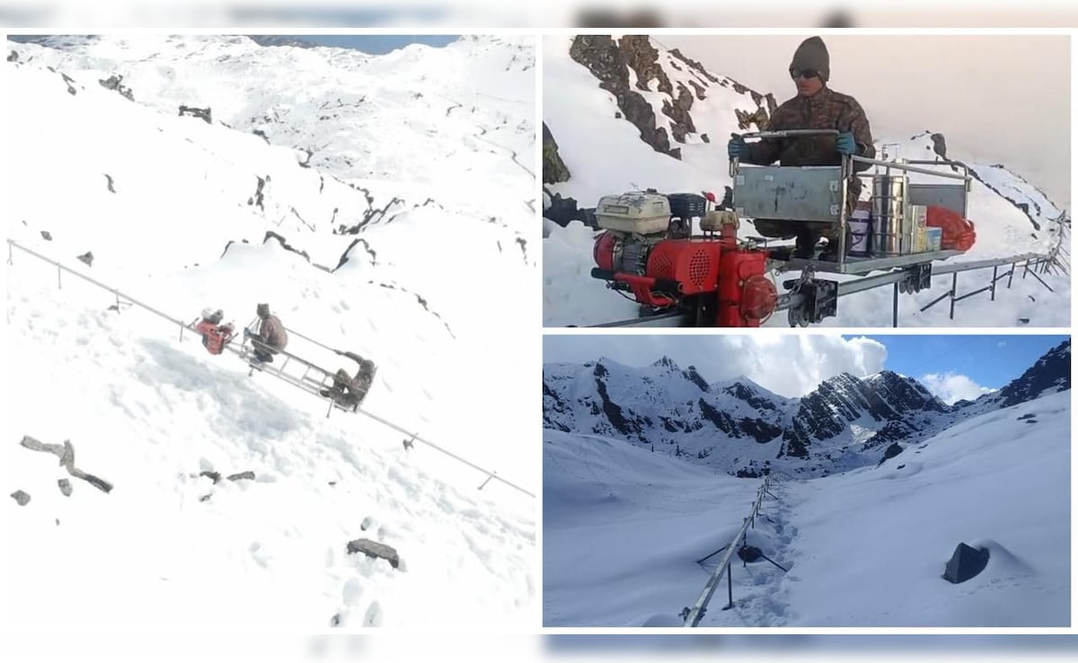 सेना ने किया कारनामा! 16000 हज़ार फीट पर चला दी मोनो रेल, देखें तस्वीरें