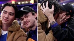 <i>The Summer I Turned Pretty</i> Stars Sean Kaufman-Christopher Briney Share A Kiss At Knicks Game. Internet: "Everyone Is Team Conrad"