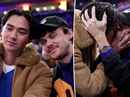 <i>The Summer I Turned Pretty</i> Stars Sean Kaufman-Christopher Briney Share A Kiss At Knicks Game. Internet: "Everyone Is Team Conrad"