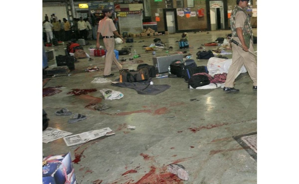 This picture shows the aftermath of the Chatrapathi Sivaji Terminal railway station.