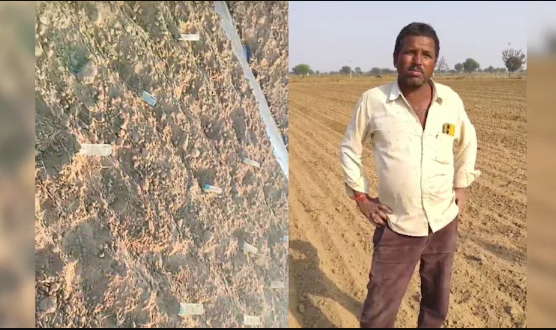 Rajasthan Farmer Plants Currency Notes in Field: A Desperate Protest Against Failed Crop Insurance System