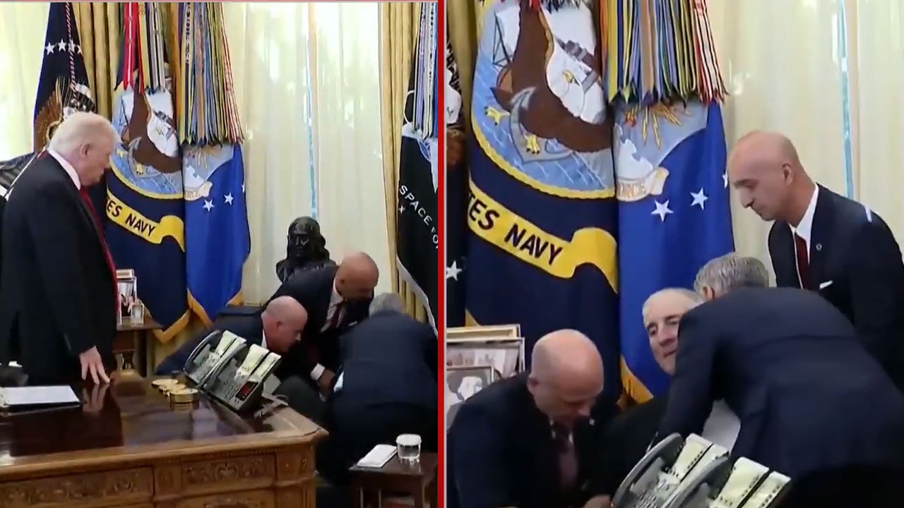 Guest Collapses During Donald Trump's Event In Oval Office